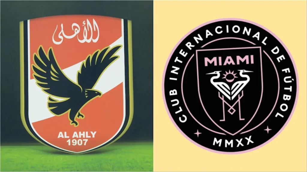 Al Ahly vs Inter Miami Piala Dunia Antar Klub logo temp