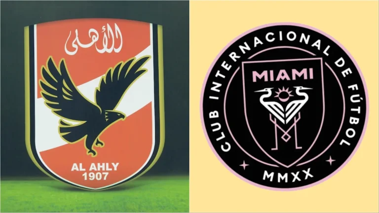 Al Ahly vs Inter Miami Piala Dunia Antar Klub logo temp