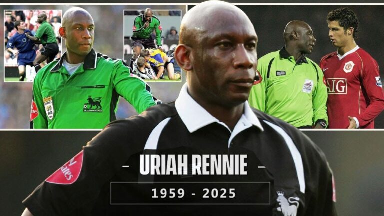 Uriah Rennie Mengenang Wasit Perdana temp