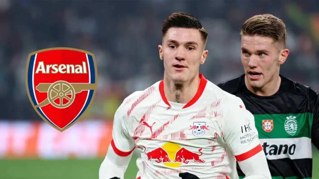 Viktor Gyokeres dan Benjamin Sesko Transfer Arsenal temp